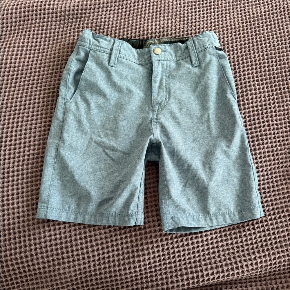 Volcom Men's Light Gray Flat Front Shorts